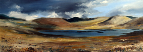 Shifting Shadows Loch Neldricken , 60 x 20 cm, 2016