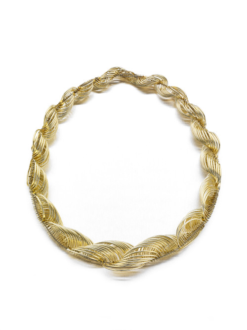 Gold Graduated Curve Neckpiece