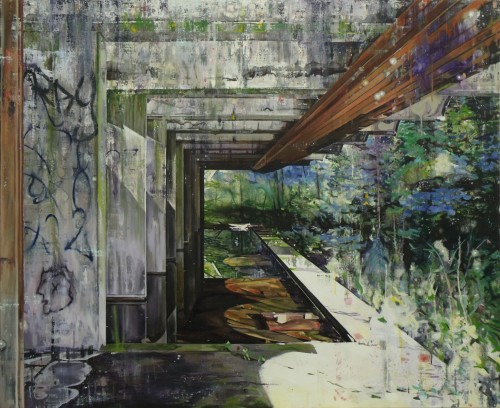 Stray - 160 x 130 cm - Oil on canvas over panel 