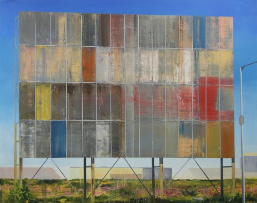 Billboard Painting - 95 x 120 cm - Oil on canvas