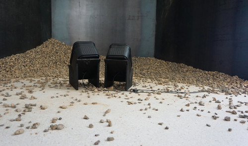 Instal 1 Quarry, Collected gravel from quarry and sound