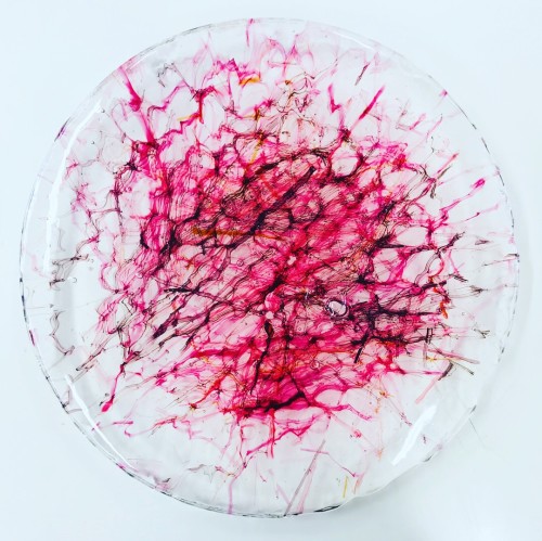 Encased Drawing, Red