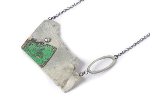 Green Circuit Necklace