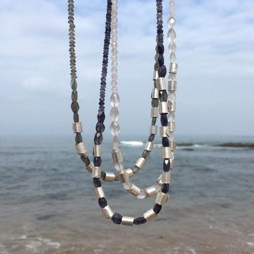 Rolled Wave Necklaces