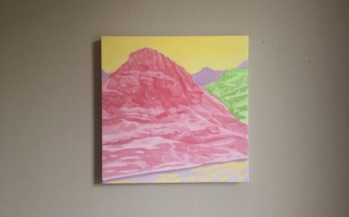 Pink mountains V