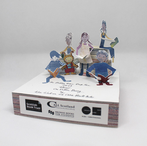 'Bookbug Prize' trophy for Scottish Book Trust