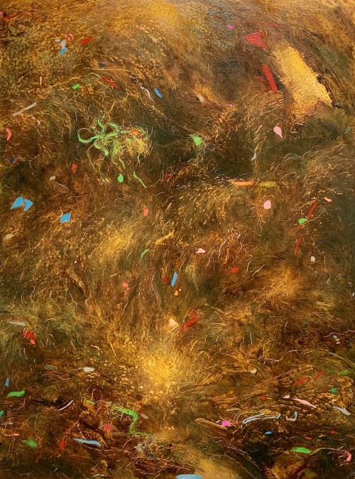 'Seaweed, Plastic & Detritus', 23x30cm
