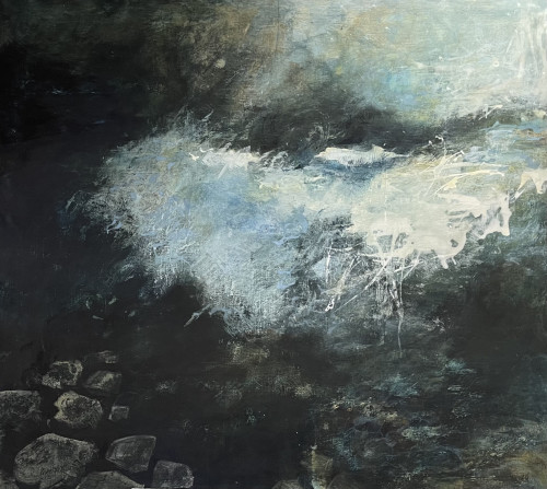 White White Sea 110cm x 100cm