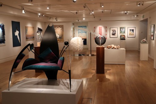 Big Insect chair in solo exhibition
