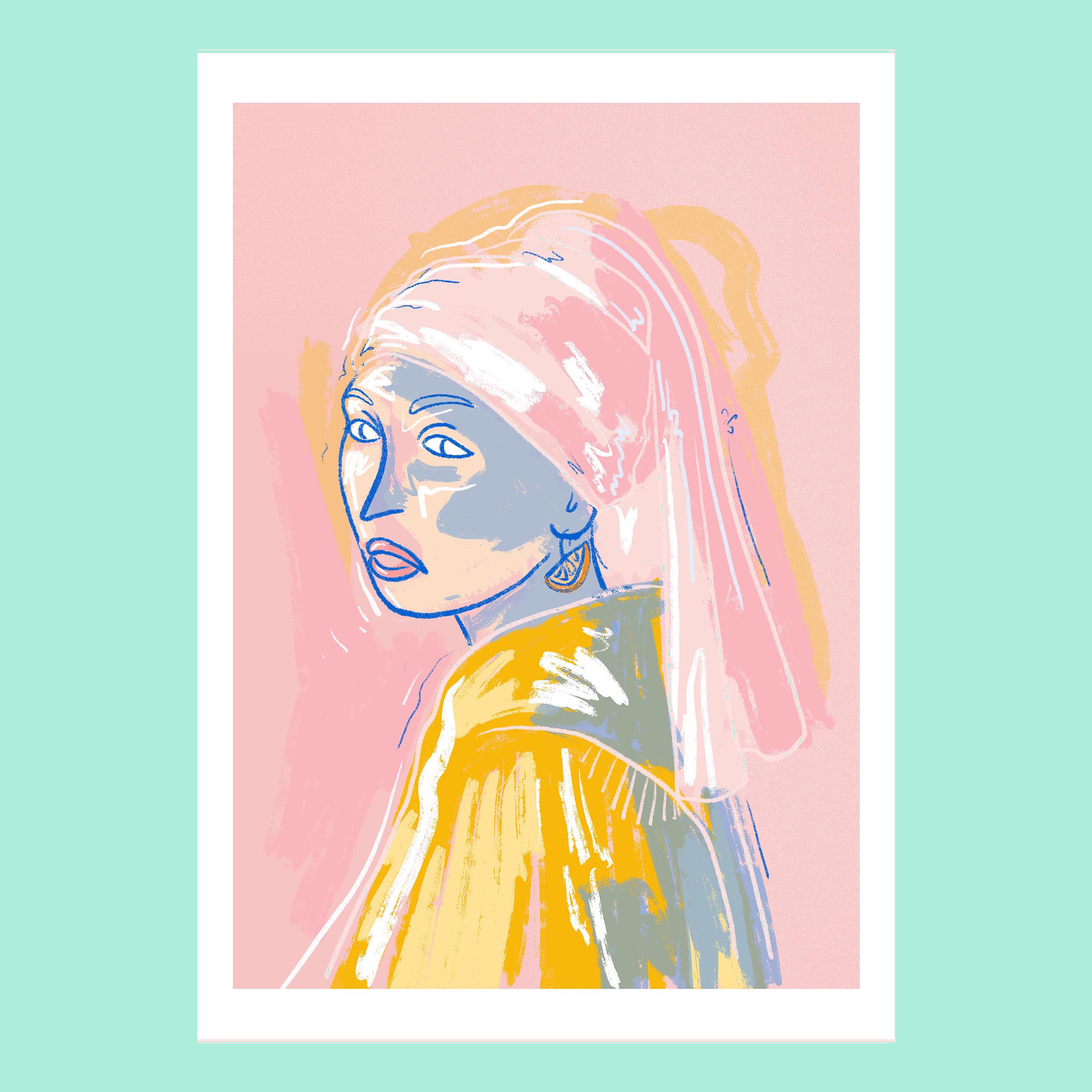 Girl with a funky earring