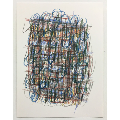 'Wynne Ah', coloured pencil on paper, 40x30cm.