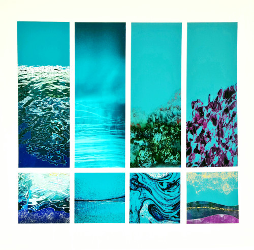 Work No.92, Turquoise Study II