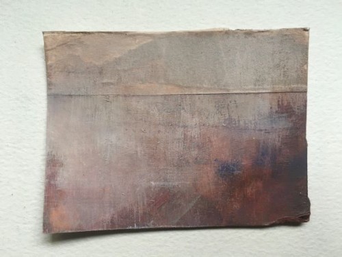 Fading, emotional landscape, Fading Series, 10x7.5cms