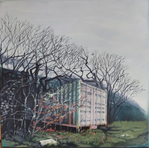 container by the harbour