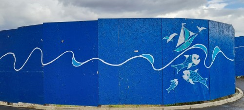 Dancing Wave Mural 