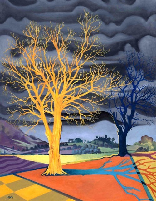 Yellow Tree Blue (with Campsie View)