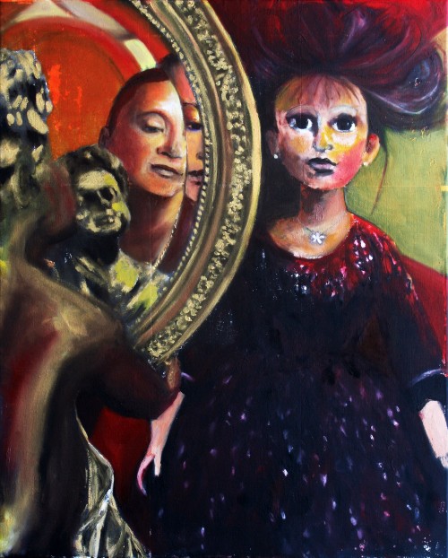 Self Portrait with Doll and Cupid