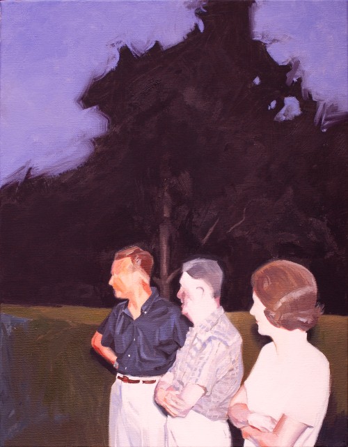 Three Figures at the Base of a Tree