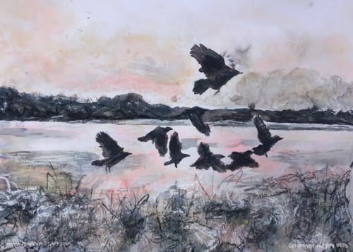 Winter Crows