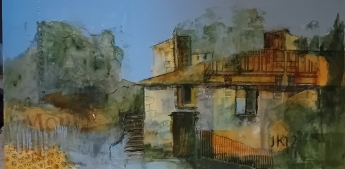 Ruined house by River Serchio, Tuscany, SOLD