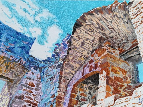 The old stones of Urquhart Castle
