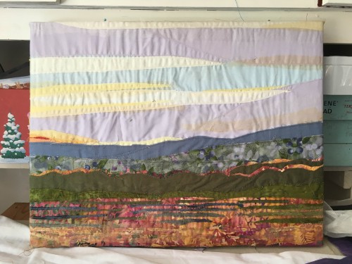 sunset over the Galloway Hills
