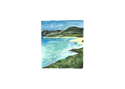 On the road to Luskentyre
