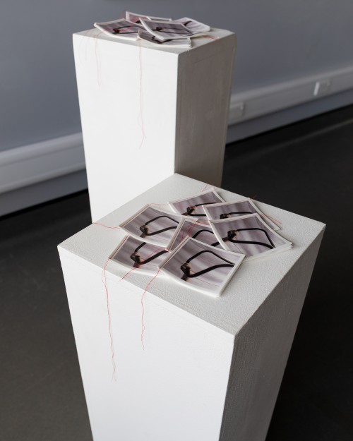 Books printed on rice paper. Inkjet scans of hand-coloured B&W prints.