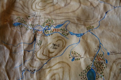 ’N Grianan àrd am biodh na Fèidh/ The sunny place where the deer live:close-up