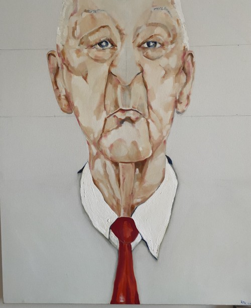 Mam with Red Tie