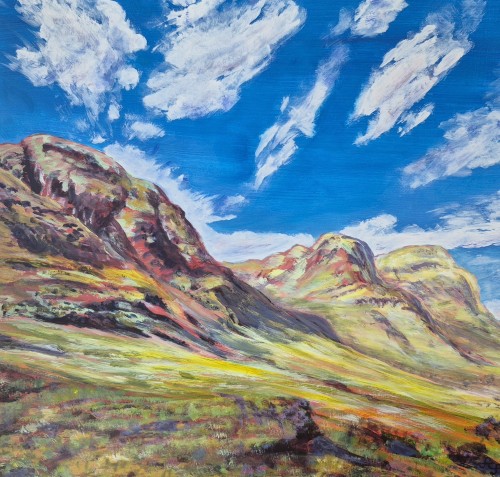 Glencoe lit up (detail) 