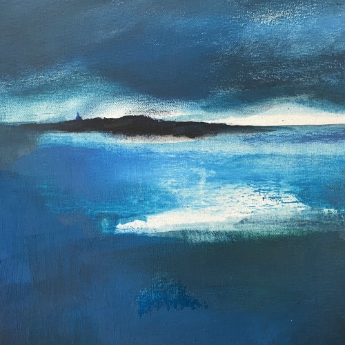 Blue poem, Isle of May  