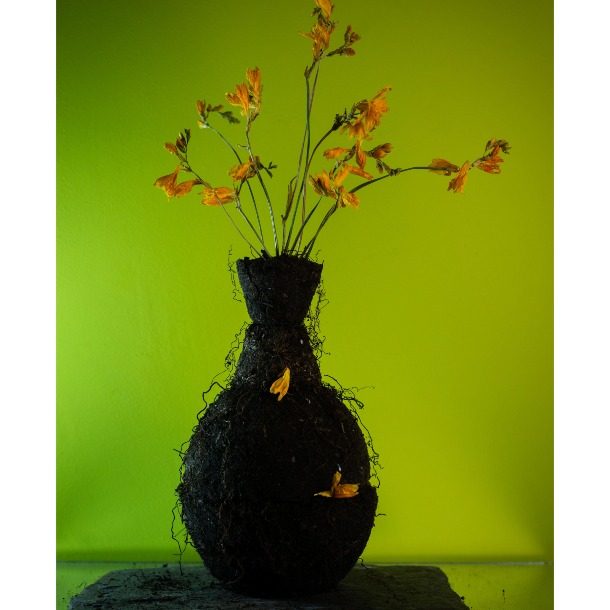 Root Vase Green A2 Copy
