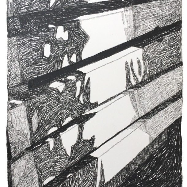 8. Barred Nancy Nightingale Water Soluble Crayon On Paper 2020 2