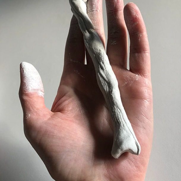Clay Bone Hand Tracy Mackenna Slideshow