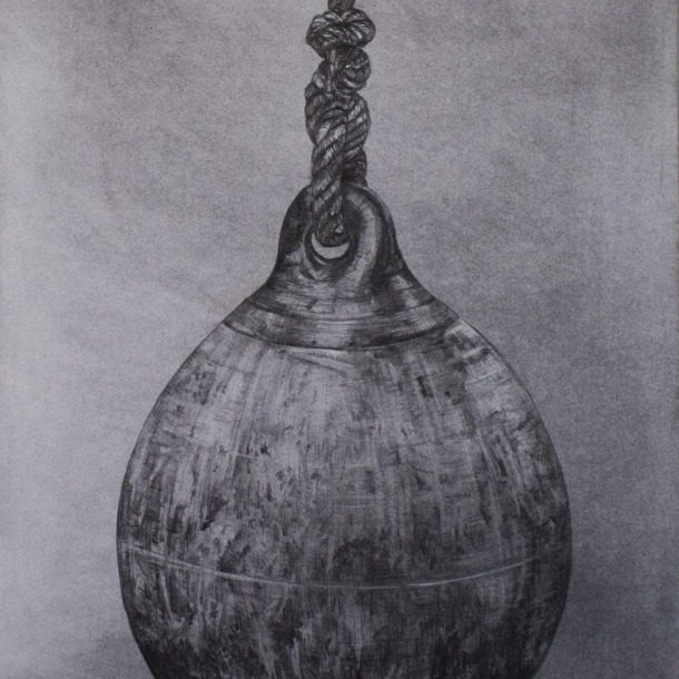 From An Unknown Shore Iii, Graphite On Paper, 42 X 59 Cm, Oct 2021