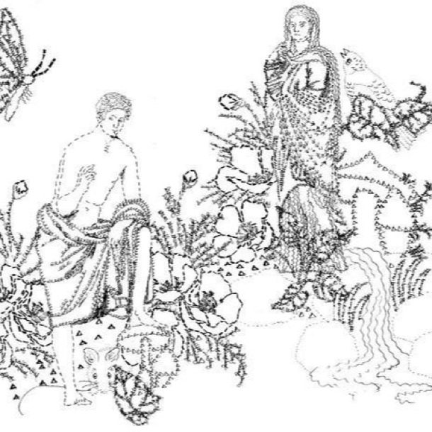 Linear Garden, 2011, Ink On Vellum