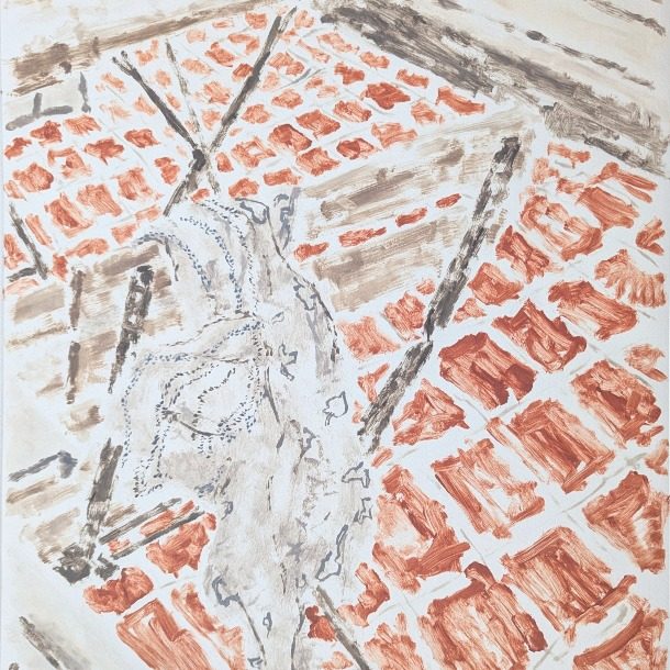 'rag Left By A Child', Niamh Hughes, 2025, 45.2 X 33cm (plate), 52.3 X 38.6cm (paper), Monotype On Paper, 1 Of 1