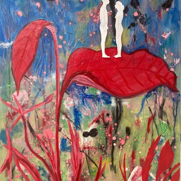 6 Louise Cherry We Have You In The Palm Of Our Hands Oil On Canvas. Jpeg