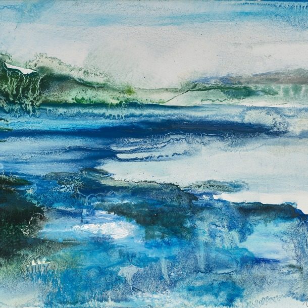 Hebridean Overture, Oil On Gesso, 44 X 34 Cm Sarah Knox