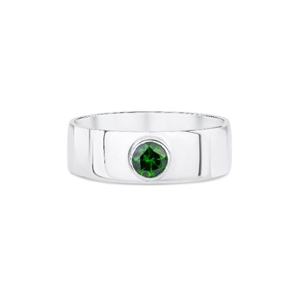 Sterling Silver Ring With Imperial Diopside