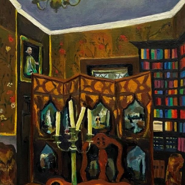 Hill The Divination Table 30 X 20cm Painting 2025