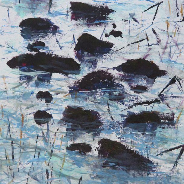 December Icy Stepping Stones