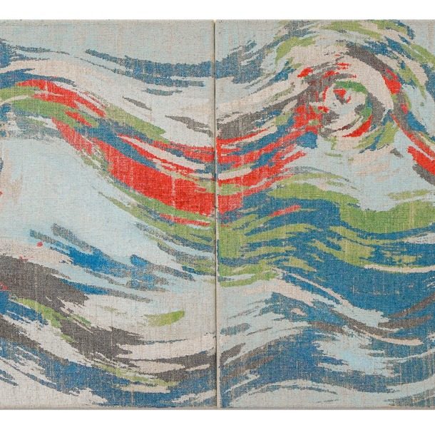 Betseykilpatrick Cyansky Acrylic 120x30cm 2025 Uk2