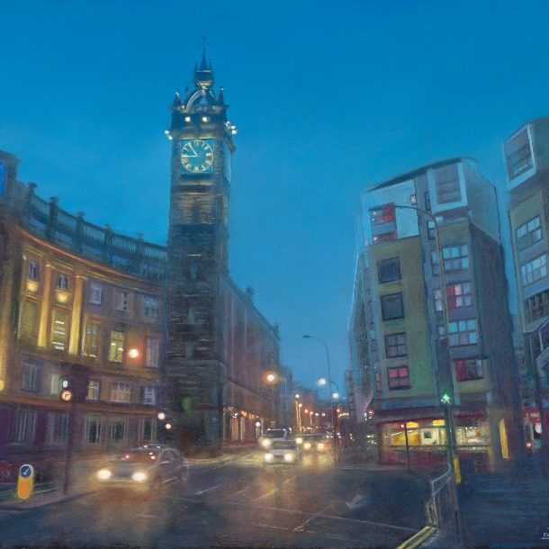 Glasgow Cross At Dusk