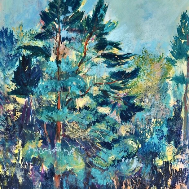 Summer, Acrylic Paint, Soft Pastel And Neo Colour, 56 X 75cm Dsc 0170