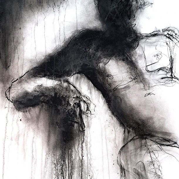Vicki Scaife, Shadow Self, A1 280gsm Paper, Mixed Media